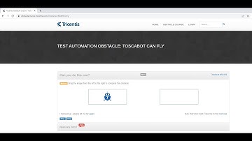 02 Tosca Obstacle Courses 60469 TOSCABOT CAN FLY #tosca #tricentis #automation #obstacles#knwoledge