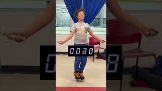 The Astonishing Jump Rope Skills of ASPIRE Skater Wyatt #usfigureskating #jumprope