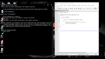 How to run C#.Net code using Notepad (text editor) in Command Prompt(CMD) || SVRR TECH