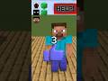 Steve Outsmarts 303 and Null with ONE HIT #MinecraftShorts