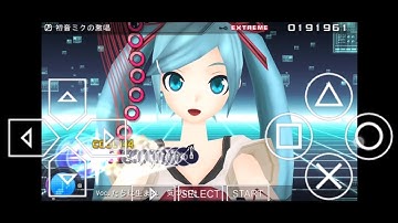 Play Intense Voice Of Hatsune Miku On PPSPP Emulator Android (MISSTAKE)