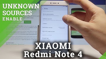 How to Enable Unknown Sources on XIAOMI Redmi Note 4 - Allow App Installation |HardReset.Info
