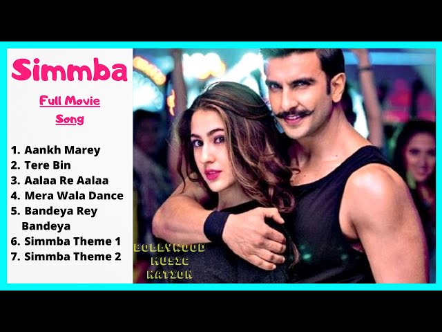 Simmba Full Movie (Songs) | Simmba Songs | All Song | Audio Jukebox | Party | Bollywood Music Nation class=