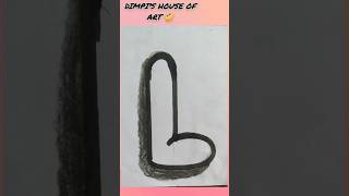 How to draw a bubble letter l ✨.#youtubeshorts#calligraphy#ytshortsvideo#diy#youtube#craft#ytshorts