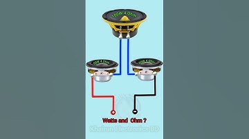 3 speaker series connection calculation Watts and Ohms ? #khairunelectronicsbd #shortsfeed #speaker
