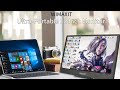 WiMAXIT 12-inch Portable Monitor Dual USB Type-C Touchscreen IPS Display with Mini HDMI USB-C