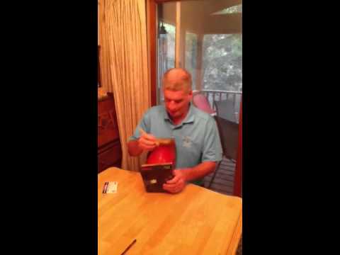 How To Remove An Autograph From A Nfl Leather Game Football Youtube