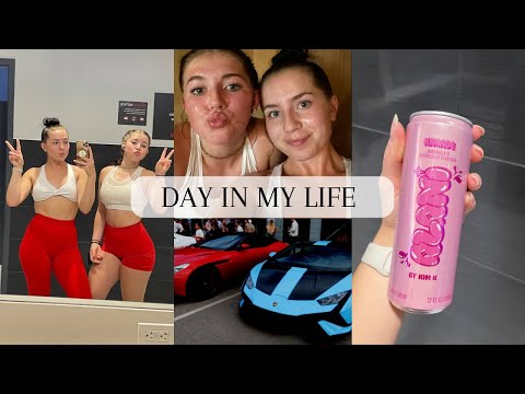 DAY IN MY LIFE | gym, crypto event + trying Kim K’s energy drink