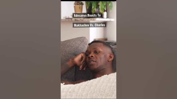Adesanya Reacting To Charles Vs. Makhachev 😱 #shorts #ufc280