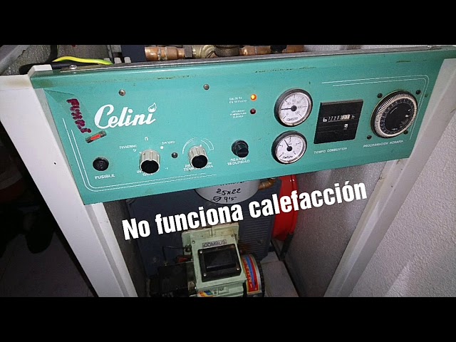 Caldera Celini no funciona calefacción si funciona el agua caliente