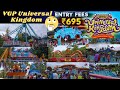Vgp universal kingdom  entry ticket  water rides   dry rides  vgp theme park in chennai