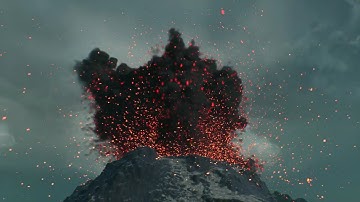 Volcano Eruption VDB