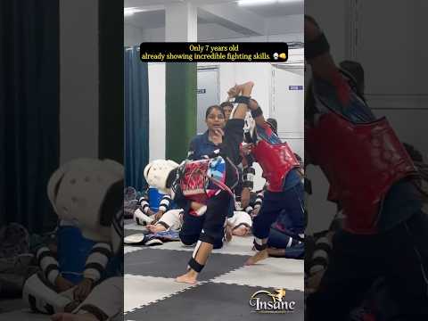 7 years old Taekwondo Girl on fire🥵🔥