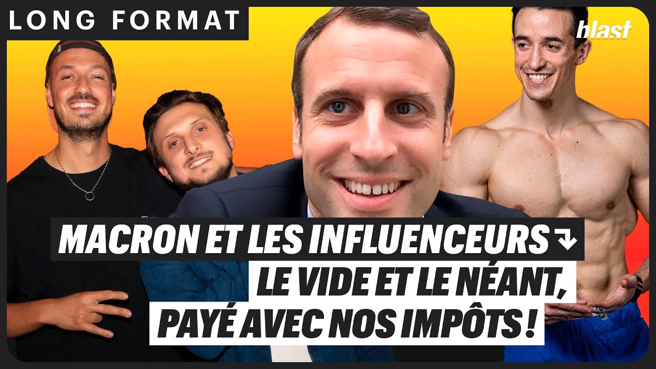 ⁣MACRON ET LES INFLUENCEURS : LE VIDE ET LE NÉANT, PAYÉ AVEC NOS IMPÔTS !