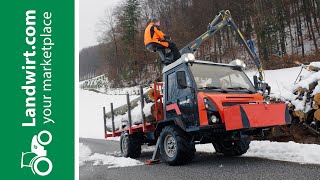 Thumbnail for Holzladekran auf Muli gebaut | landwirt.com