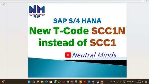 SAP S4 HANA new client copy T-Code SCC1N options detailed explanation. (Replacement of SCC1).