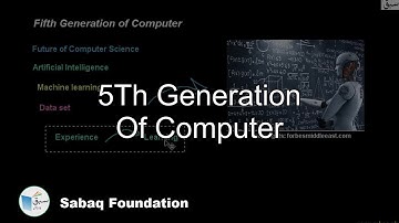 5th Generation of Computer, Computer Science Lecture | Sabaq.pk