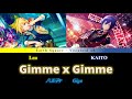 八王子P × Giga - Gimme×Gimme - Kagamine Len &amp; KAITO (Cover) (VSQx) (Color-coded Lyrics Video)