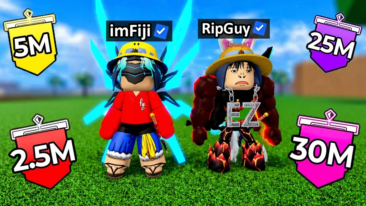imFiji & RipGuy Vs EVERY Bounty in Blox Fruits - YouTube