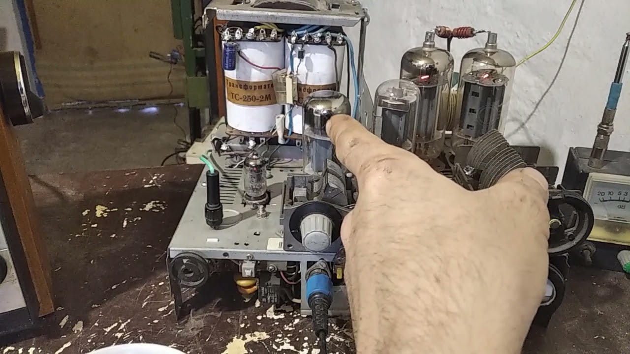 6П45С Передатчик на 3 МГц. Часть 5. Подключение лампового модулятора. + Схема.