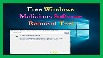 Microsoft Windows Malicious Software Removal Tool.