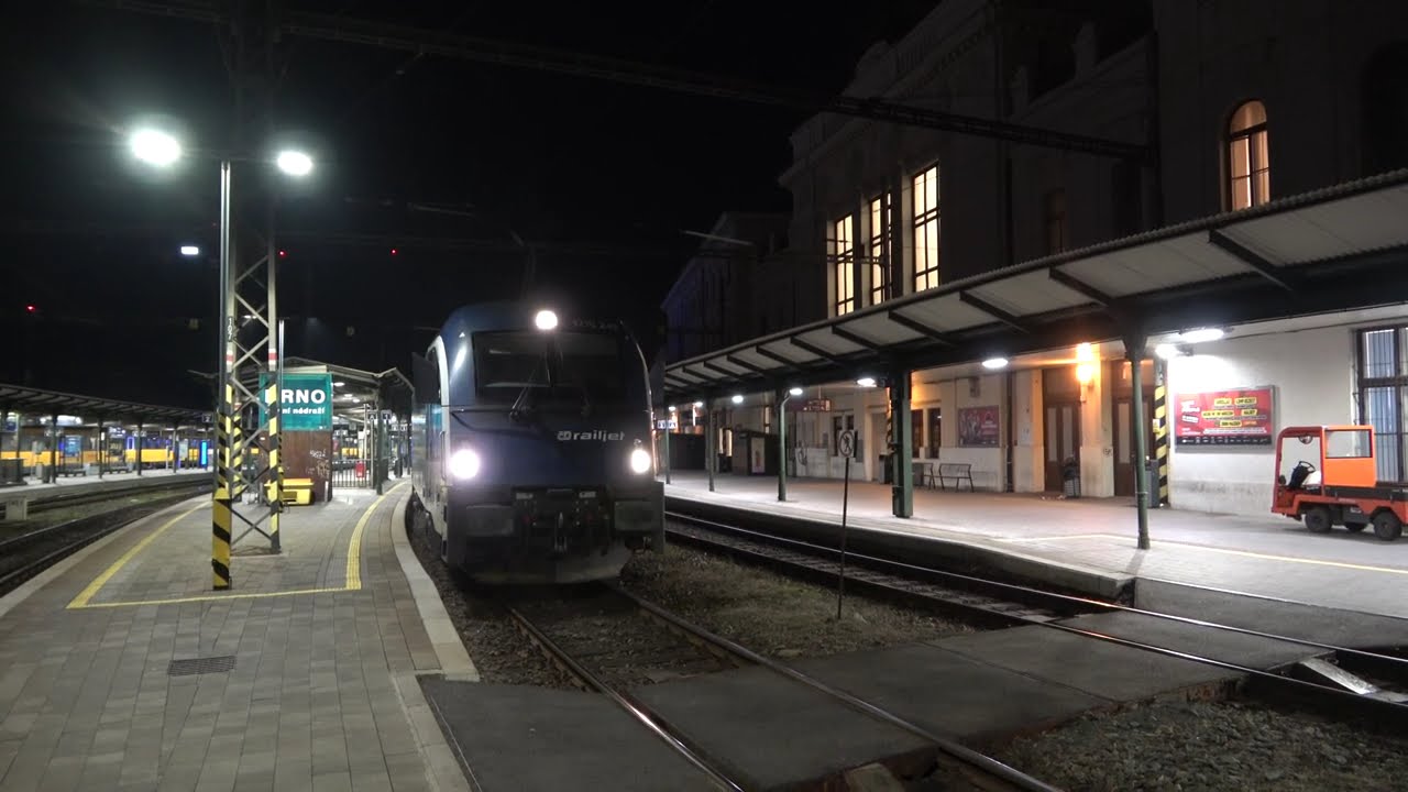 NJ 456 nightjet odjezd Brno hl.n.