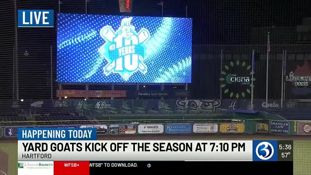 Hartford Yard Goats celebrate 10th season at Dunkin’ Park - YouTube