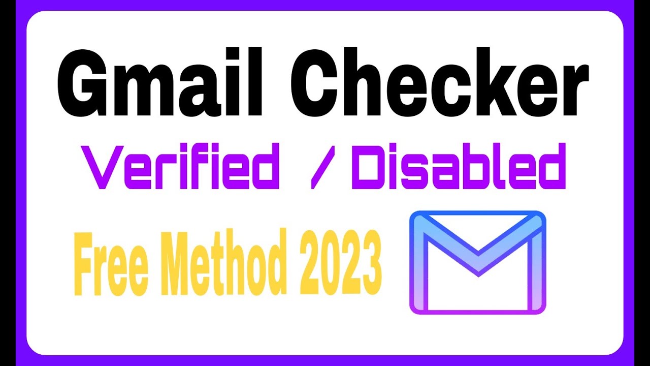Valid email checker free method 2023 How To Check Good/Bad Gmail 2023 Free Email Validation