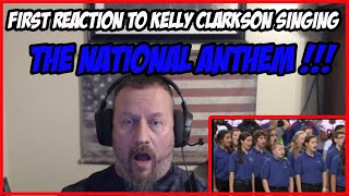 First Reaction To Kelly Clarkson Singing The National Anthem!!