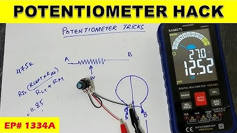 1334A – This Simple Potentiometer Hack Changes Everything! (Non-Linear Behavior)