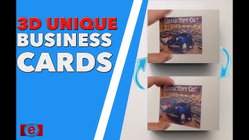 Business Card Design | Classic Car Theme | 3D Lenticular Business Cards by TwenT3