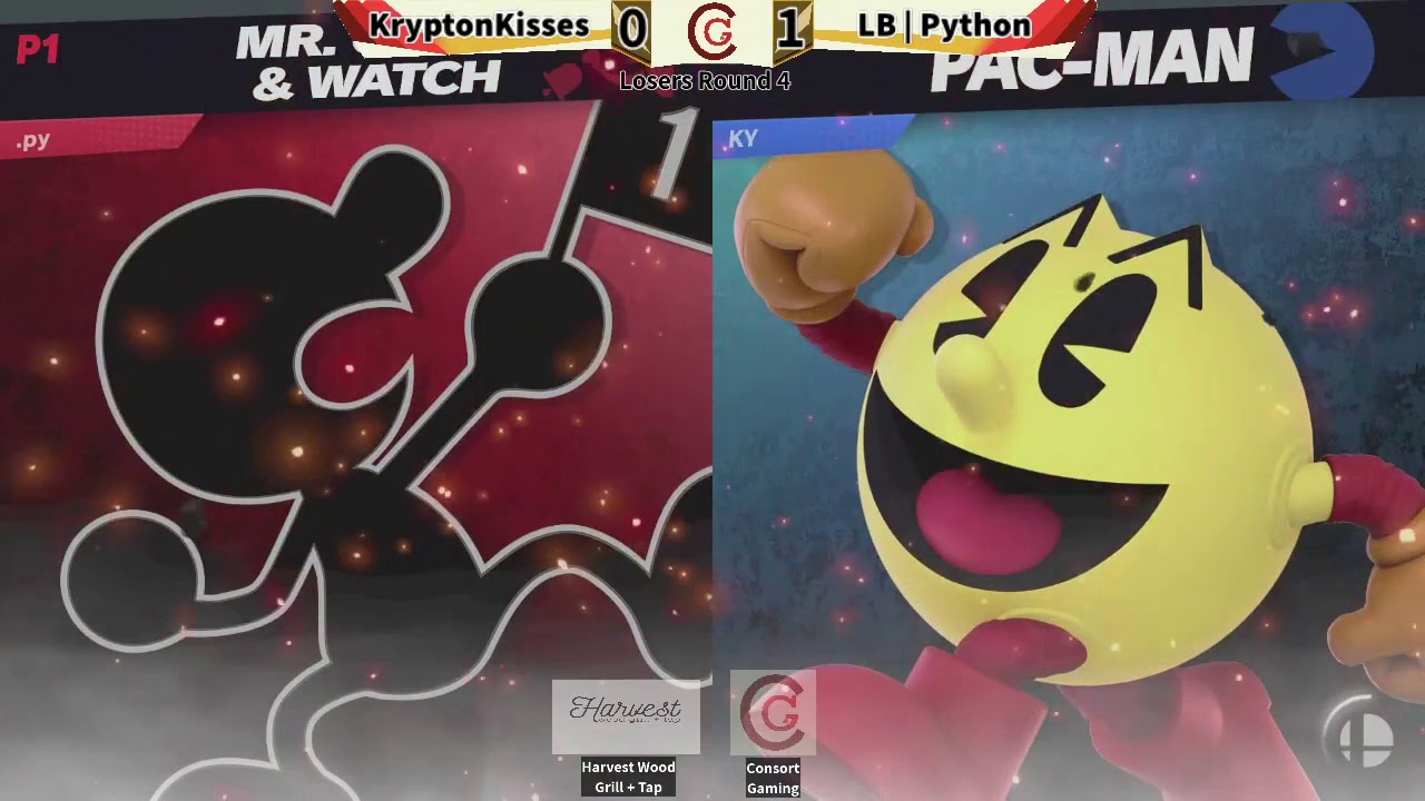 Harvest Smash 35 - LB | Python (G&W) vs KryptonKisses (DK, PacMan ...