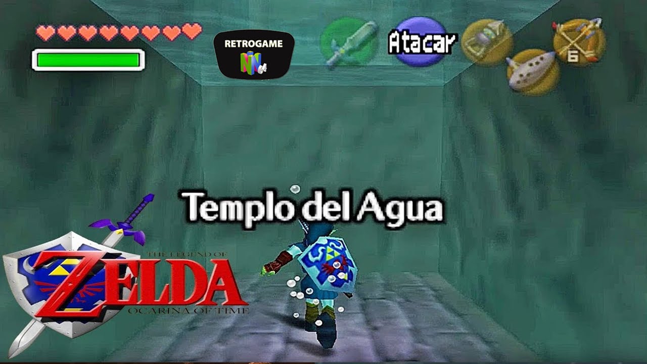 Templo del agua Ocarina of time Completa - YouTube