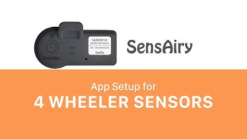 SensAiry - How to Pair 4 Wheeler Sensors Using App Version 2