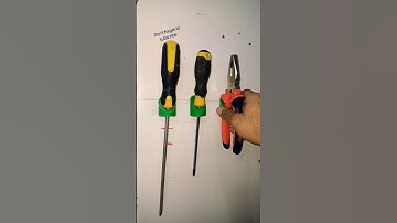 Amazing idea holding the tools with pvc pipe #tips #diy #tricks #shorts