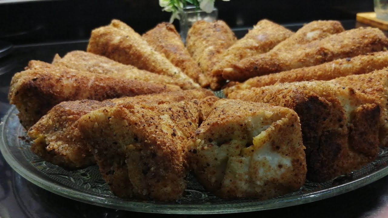 #كورني مالح بخبز التورتيلا بحشوة دجاج #كورني بخبز  طاكوس#طبخ_مغربي 