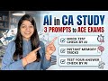 Turn Claude AI into Your Personal CA Mentor! (3 Secret Prompts) 🔥 #ca #cainter #cafinal 