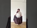 【着痩せ】暑がり100kg女子のおでかけコーデLOOKBOOK🩵#ぽっちゃり #プラスサイズ #秋服 #コーディネート #モチュレ