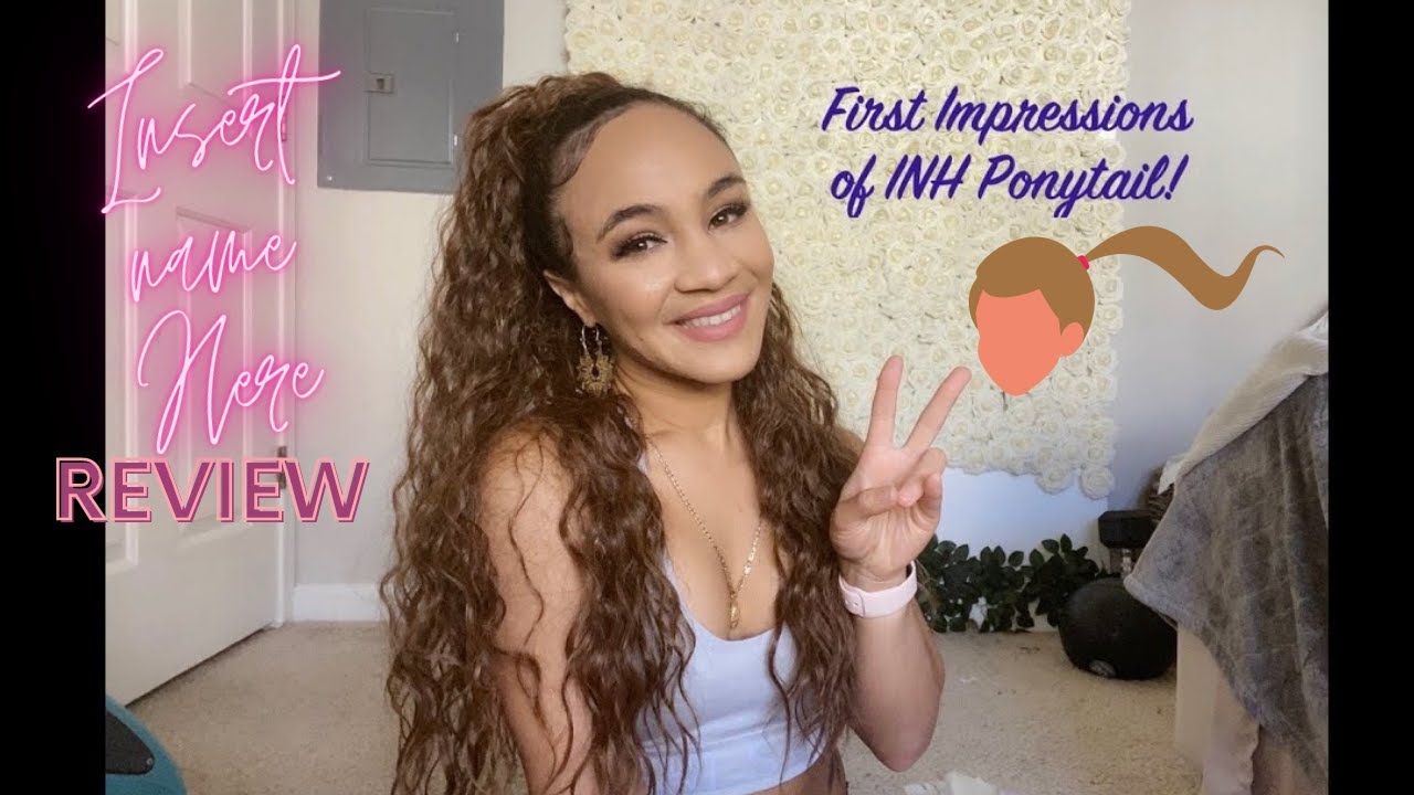 INSERT NAME HERE PONYTAIL HONEST REVIEW & | Shayla PONYTAIL