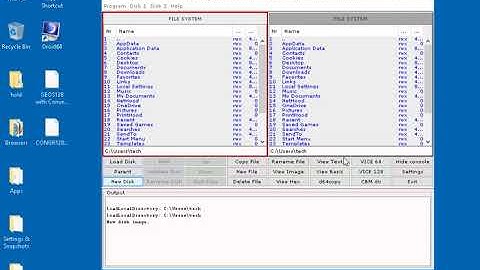 video  (CVT1of2) Using Droid64 to create 1581 disk image and copy CVT file