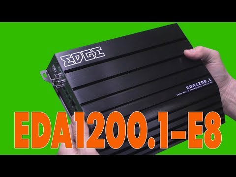 EDGE EDA1200.1-E8 распаковка, замер мощности в 2 ома