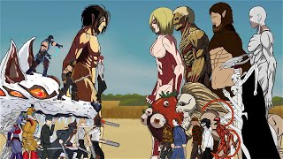 Chainsawman, Sub-Zero - Star Wars Jedi, Scorpion, Eren Titan, Female Titan, Venom - Dc2