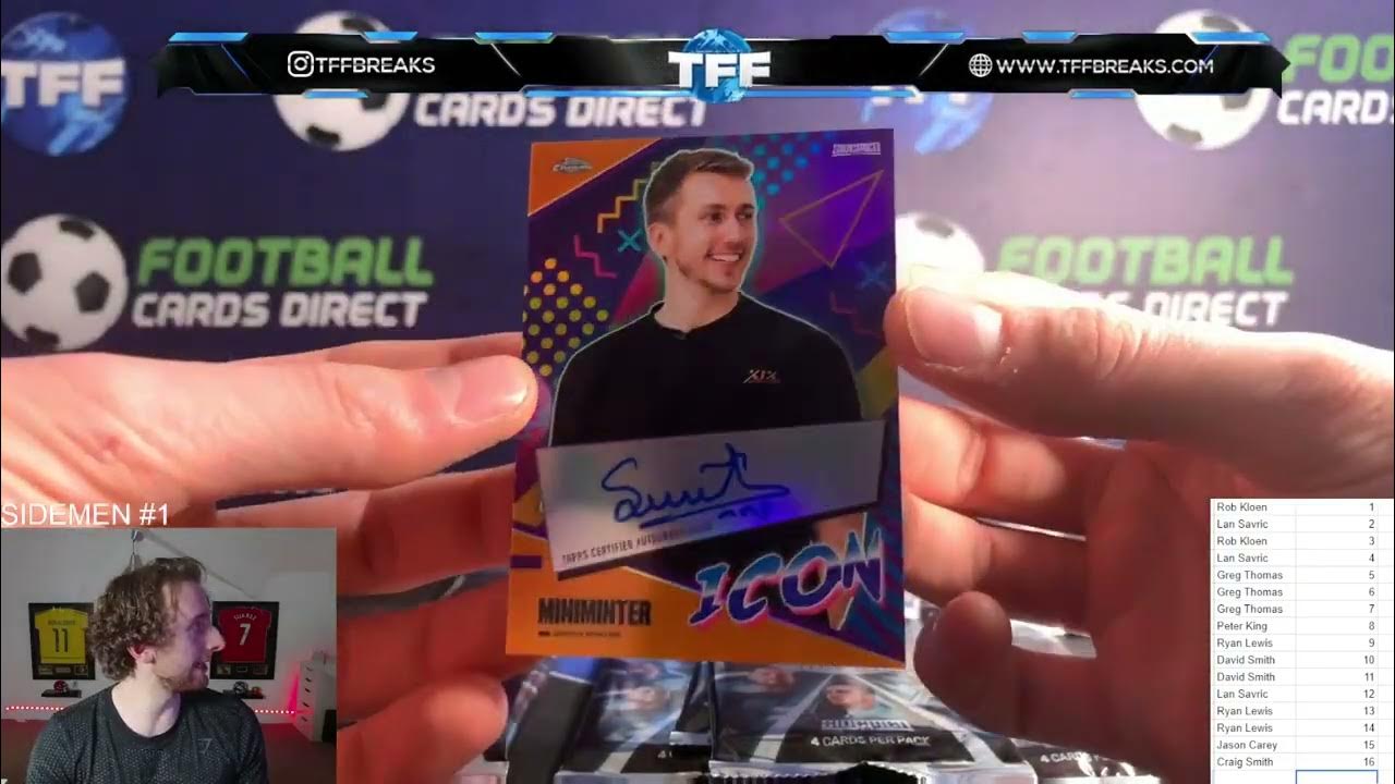 TOPPS SIDEMEN CHROME RANDOM PACK BREAK #1 - YouTube