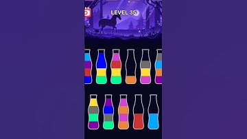 water sort puzzle level 35 #gameplay #gaming #alphalegend59