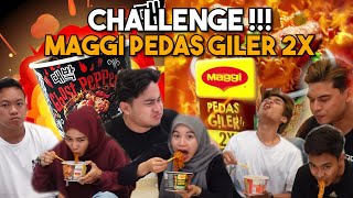 MAKAN 2X MAGGI PEDAS GILER + GHOSPEPPER !!! SIAPA RAJA PEDAS TEAM AI