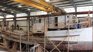 Western Flyer Restoration EP 19 Rebuilding a Wooden Boat
