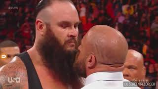 WWE Triple H is scared of Braun strowman