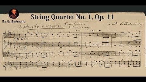 Tchaikovsky - String Quartet No. 1, Op. 11 (1871)