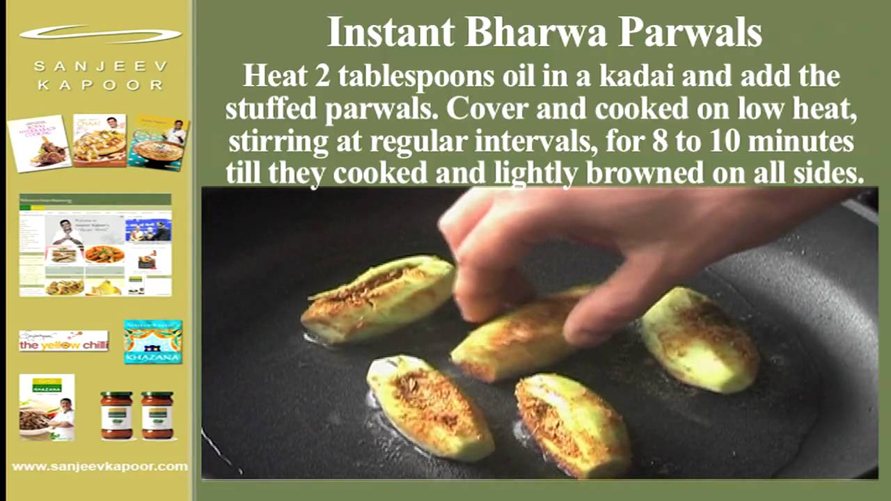 Instant Bharwa Parwals | Sanjeev Kapoor | Sanjeev Kapoor Khazana