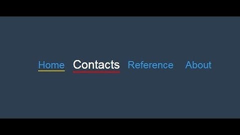 How To Create Navigation Bar Using CSS | Hover Effect | Web Designing Tricks | CodePanther